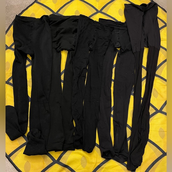 Bundle of 5 assorted leggings / tights PRE LOVED - Picture 1 of 16